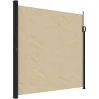 vidaXL Windscherm uittrekbaar 200x600 cm beige