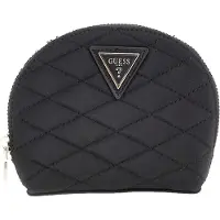 GUESS Koppeling Dome Pouch Black Zwart