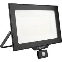 LEDVION - LED Breedstraler met Bewegingssensor - 200W - 6000K - 24000L - IP44