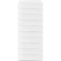 The One Towelling Organische Handdoeken Set - 10 Stuks - 50 x 100 cm - Hotelkwaliteit - Handdoekenset - Badhanddoek - Organisch katoen - Wit