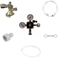 Ich-zapfe Accessoirepakket - biertap Pygmy 1-kraan - met Type A fustkoppeling, zonder CO2-fles