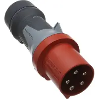 MENNEKES Power Top Xtra Ip44 5 Poles Male Plug 63a 400v Zilver