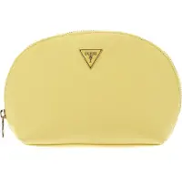 GUESS Utensil zak Dome Cosmetic Pouch Yellow Lichtgeel