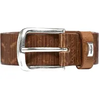 Replay Leren Riem Belt W85 Tan Lichtbruin