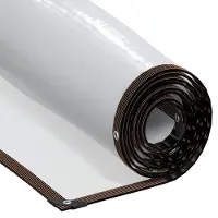 vidaXL Doorzichtig zeildoek met zeilringen 5x12 m polyethyleen