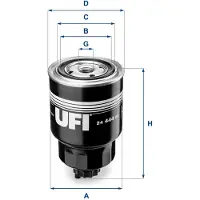 Ufi 24.444.00 Brandstoffilter