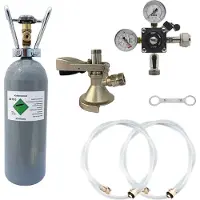 Ich-zapfe Accessoirepakket voor biertap 1-kraans - met Fustkoppeling type A, bierslang 10 mm, CO2 fles 2,0 kg