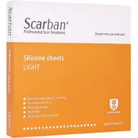 Scarban Light silver verband 5 x 7.5 cm 1 St Verband(en)
