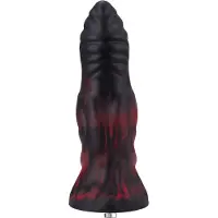 Hismith Premium Fantasy Dildo Opzetstuk KlicLok 22 cm Black Flame
