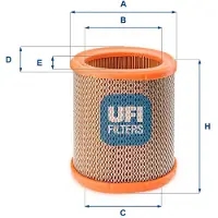 Ufi 26.626.00 Brandstoffilter