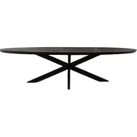 Starfurn Eettafel Brandy Black | 210 cm | Ovaal