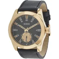 GUESS Analoog horloge 'Greyson' goud / zwart