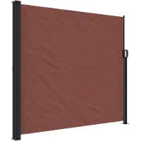 vidaXL Windscherm uittrekbaar 180x600 cm bruin
