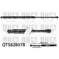 Quinton Hazell QTS828078 Gasveer achterklep