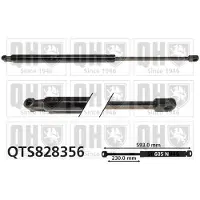 Quinton Hazell QTS828356 Gasveer achterklep