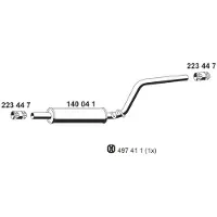 ERNST 140041 Uitlaat middendemper