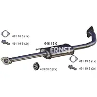 ERNST 646130 Uitlaat middendemper
