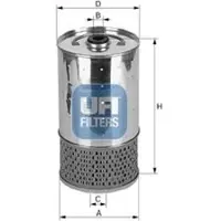 Ufi 25.499.01 Oliefilter