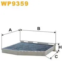 WIX FILTERS WP9359 Interieurfilter