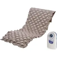 MORETTI Anti-decubitus matras En pomp voor optimaal comfort en doorligwondenpreventie - Bruin/Wit