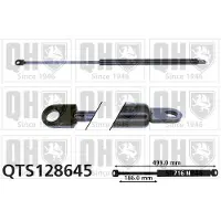 Quinton Hazell QTS128645 Gasveer achterklep
