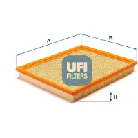 Ufi 30.284.00 Luchtfilter