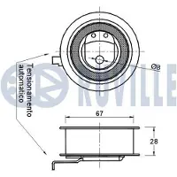 RUVILLE 6839 Wiellagerset