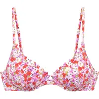 LASCANA Bikinitop olijfgroen / lila / cranberry / wit