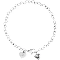 Purelei Armband 'Endless Love' zilver / transparant