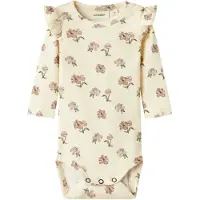 Lil´ Atelier Rompertje/body 'NBFGavo' chamois / lichtblauw / groen / mauve