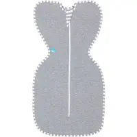 Love to Dream Babyslaapzak Swaddle Up - Inbakeren - Baby 3-6 maanden - 6-8.5 kg - All season - 1.0 TOG - Grijs