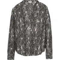 s.Oliver Blouse grijs / lichtgrijs / zwart