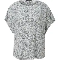 s.Oliver Blouse blauw / antraciet / wit
