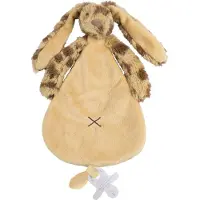 Happy horse Konijn Richie Knuffeldoekje - Happy Jubilee (beige/bruin) - Baby cadeau