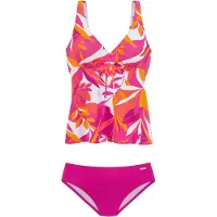Sunseeker Tankini mandarijn / pink / wit