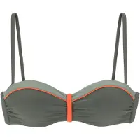 LASCANA Bikinitop olijfgroen / oranje