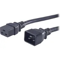 PremiumCord KPSA015 power cable Black IEC C20 IEC C19