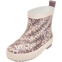 Playshoes Regenlaarzen beige / bruin / mauve / violetblauw