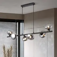 LumenXL Hanglamp met smoke glas, 6-lichts - Ovais