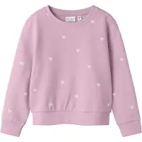 Name it Sweatshirt 'NMFValba' rosa / offwhite