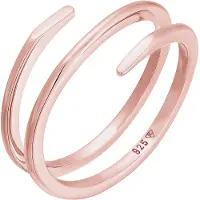 Elli Ring 'Geo' rose-goud