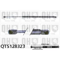 Quinton Hazell QTS128323 Gasveer achterklep