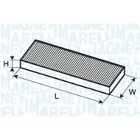 MAGNETI MARELLI 350203062630 Interieurfilter
