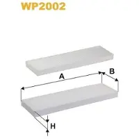 WIX FILTERS WP2002 Interieurfilter