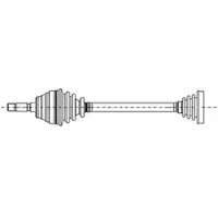 METELLI 17-0875 Aandrijfas
