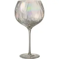 Jline Wijnglas oneffen glas transparant