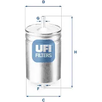 Ufi 31.583.00 Brandstoffilter