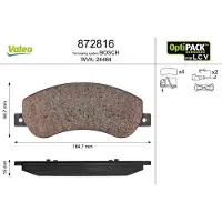 Valeo 872816 Remblokken