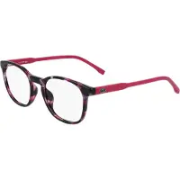 Lacoste L3632 47/18/135 Havana/roze Injected KINDER L3632