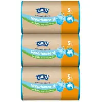 Swirl 3x Pedaalemmerzakken Geparfumeerd Ocean Fresh 5 liter 45 stuks